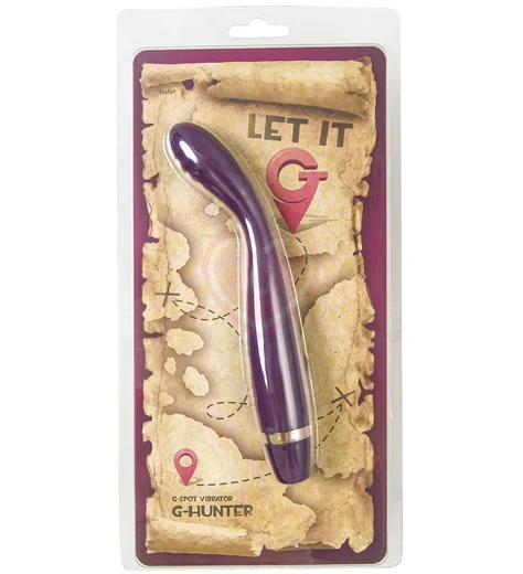 Вибратор со стимуляцией зоны G Let it G G-Hunter фиолетовый фото 6