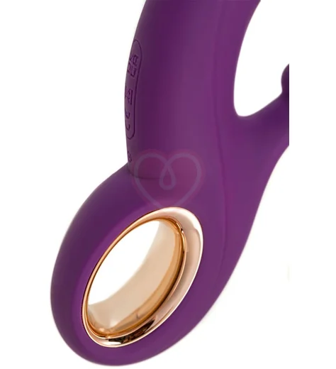 Вибратор-кролик с функцией поступательных движений Jos Julli фиолетовый фото 5