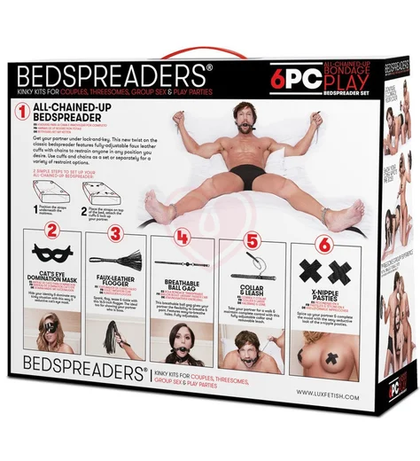 Набор для бондажа из 6 предметов Lux Fetish фото 7