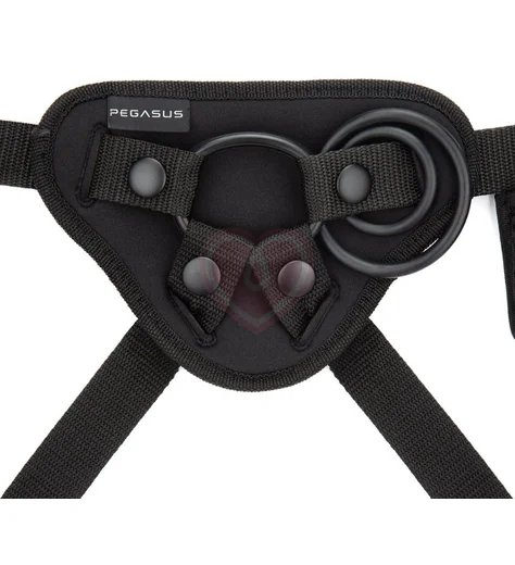 Вибрострапон с изгибом и пультом Pegasus G-Spot P-Spot чёрный фото 4