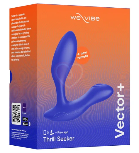 Вибростимулятор для простаты We-Vibe Vector+ синий фото 2