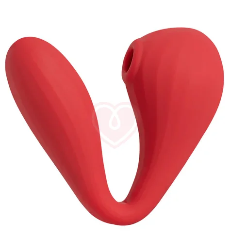 Вибратор с вакуумной стимуляцией Magic Motion Bobi красный фото 2