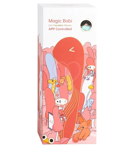 Вибратор с вакуумной стимуляцией Magic Motion Bobi красный фото 5