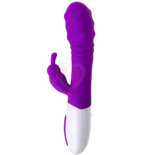 Вибратор-кролик с пульсирующими шариками Jos Taty фиолетовый фото 3