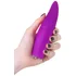 Клиторальный стимулятор с вибрацией язычком и ресничками Jos Alicia фиолетовый фото 4