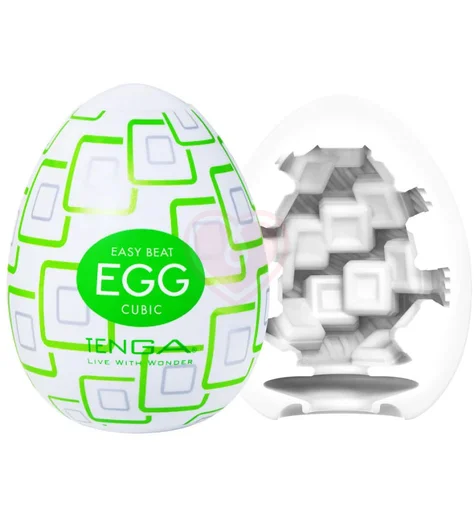 Мастурбатор яйцо Tenga Egg Cubic фото 3