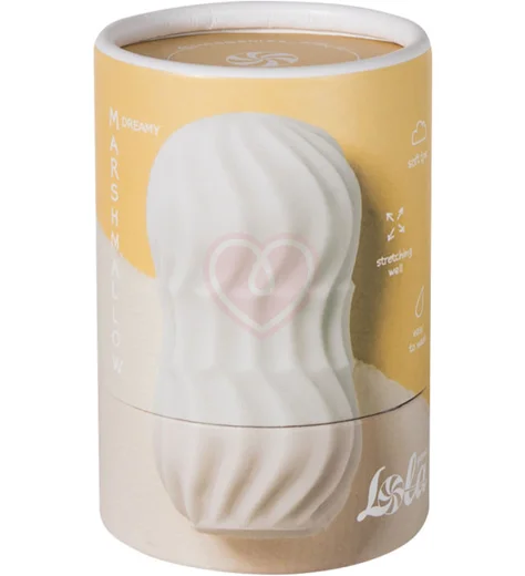 Мастурбатор с двойным рельефом Marshmallow Dreamy белый фото 3