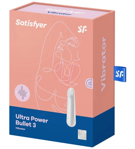 Вибропуля со скошенным кончиком Satisfyer Ultra Power Bullet 3 белая фото 6