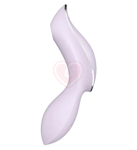 Вакуумный вибростимулятор с изгибом Satisfyer Curvy Trinity 2 сиреневый фото 2