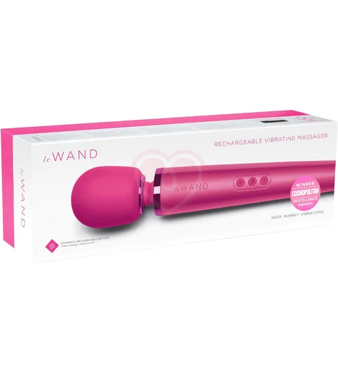Мощный массажёр Le Wand Rechargeable розовый фото 5