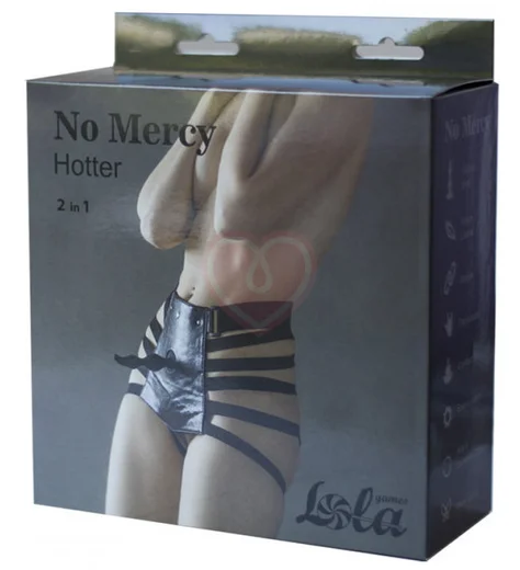 Анальный страпон No Mercy Hotter черный фото 6