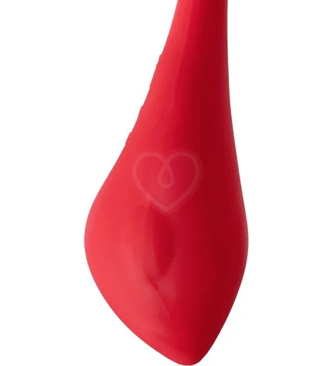 Виброяйцо с фрикциями и управлением со смартфона Vulse Lovense красное фото 6