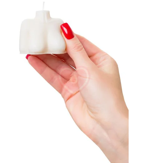 Декоративная свеча Женский силуэт Pecado BDSM белая фото 5