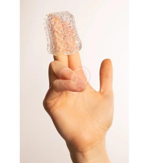 Мини мастурбатор Tenga Uni Diamond прозрачный фото 5