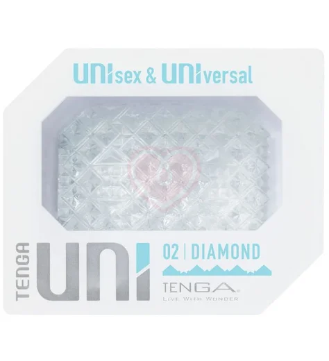 Мини мастурбатор Tenga Uni Diamond прозрачный фото 7