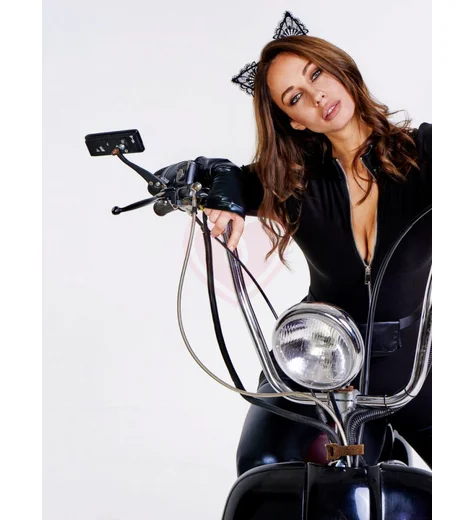 Эротический комбинезон женщины-кошки чёрный фото 3