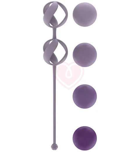 Набор сменных вагинальных шариков Love Story Valkyrie Purple пурпурный фото 3