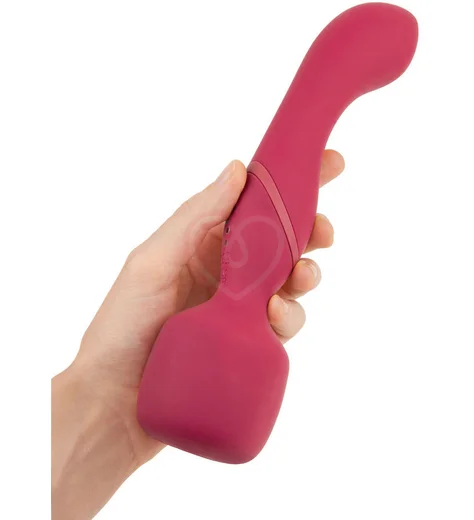 Двусторонний массажёр с нагревом Heating Wand красный фото 5