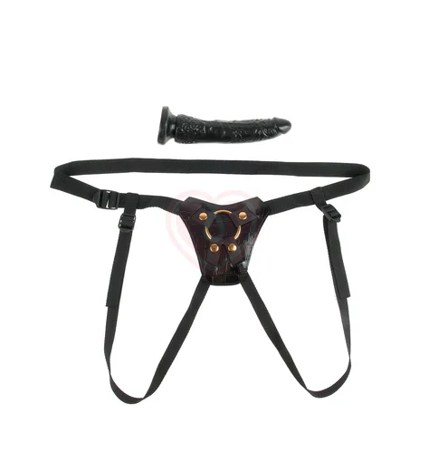 Страпон женский Pipedream Gold Designer Strap-On фото 2