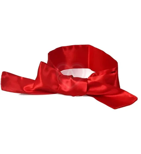 Атласная лента для связывания красная фото 2