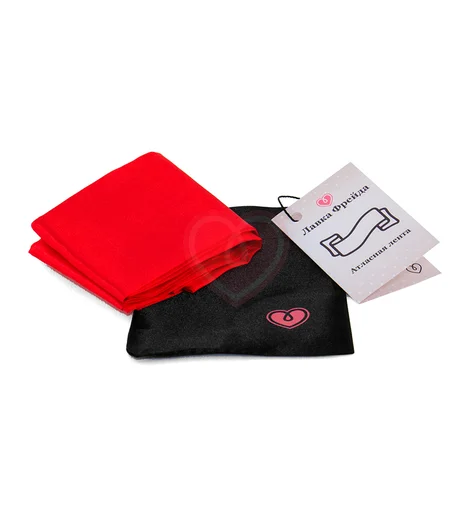 Атласная лента для связывания красная фото 5