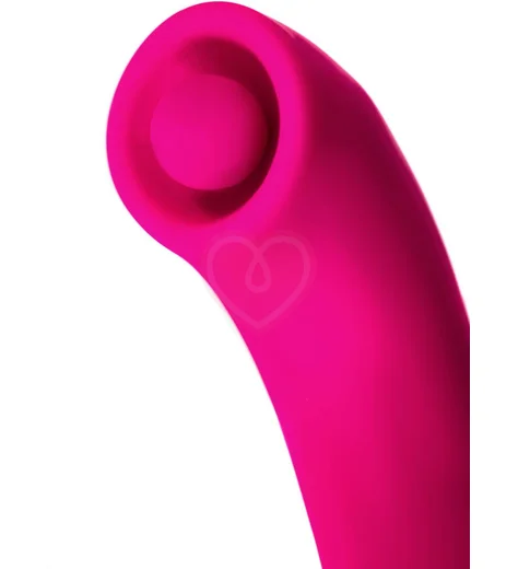 Вибратор-кролик с вращающимся шариком и вакуумной стимуляцией Jos Rolli розовый фото 5