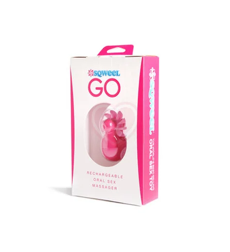Клиторальный вибростимулятор Sqweel Go Pink розовый фото 4
