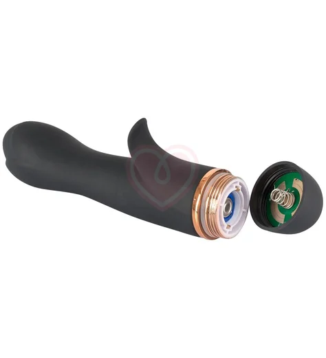 Вибратор с клиторальным лепестком Bendy Tulip чёрный фото 3