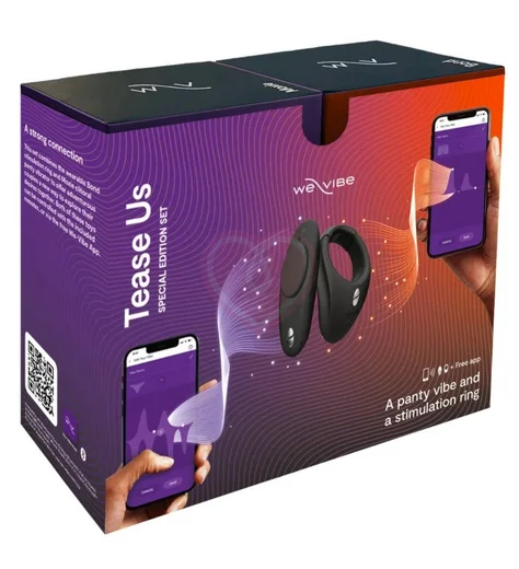 Набор We-Vibe Tease Us Set с клиторальным вибратором Moxie и эрекционным кольцом Bond фото 2