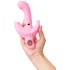 Поворотный вибратор с вакуумно-волновой и анальной стимуляцией Jos Twistme розовый фото 7