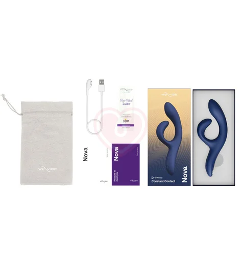 Вибратор для стимуляции зоны G и клитора We-Vibe Nova 2 синий фото 2