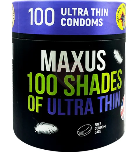 Презервативы ультратонкие Maxus Sensitive Ultra Thin So Much Sex 100 шт с кейсом фото 2
