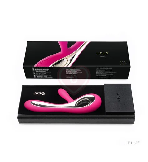 Вибратор с клиторальным стимулятором LELO Soraya розовый фото 3
