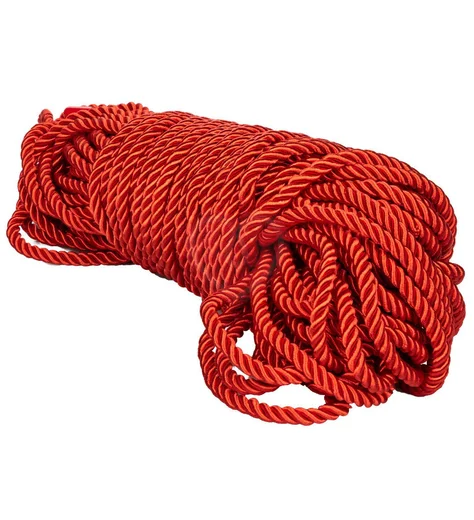 Верёвка Scandal BDSM Rope 30 метров красная фото 2