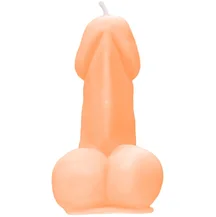 Декоративная свеча в форме члена Pecado оранжевая 47 г