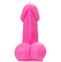 Декоративная свеча в форме члена Pecado розовая 47 г