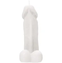 Декоративная свеча в форме члена Pecado белая 98 г