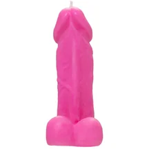 Декоративная свеча в форме члена Pecado розовая 98 г