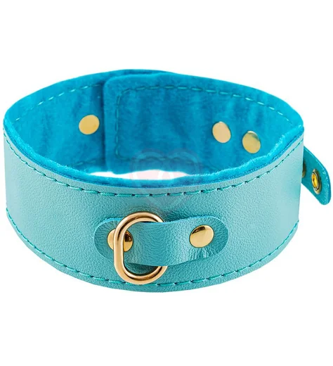 Двухслойный ошейник Pecado голубой фото 1