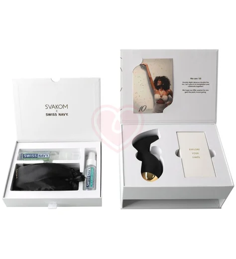 Набор Svakom x Swiss Navy Pulse Box с вакуумным стимулятором фото 1