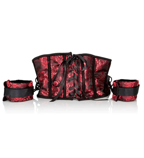 Корсет с наручниками Scandal Corset with Cuffs фото 4