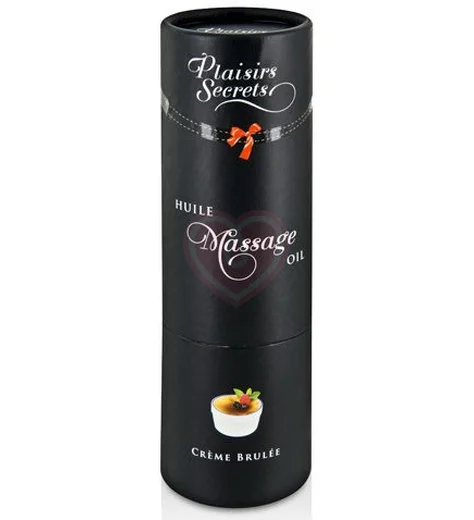 Масло для оральных ласк и массажа Concorde Massage Oil Крем брюле 59 мл фото 2