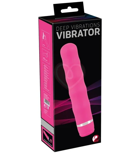 Рельефный вибратор You2Toys Deep Vibrations розовый фото 6