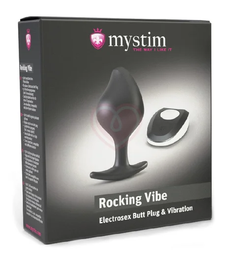 Анальная вибропробка для электростимуляции Mystim Rocking Vibe S фото 3