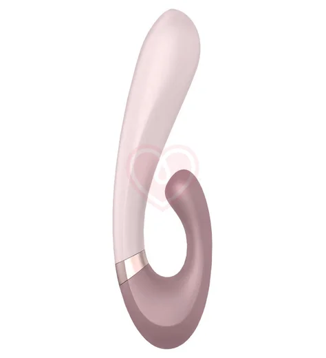 Вибратор Satisfyer Heat Wave с клиторальным стимулятором и нагревом пыльно-розовый фото 4