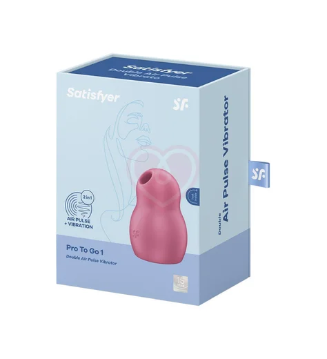 Вакуумный вибростимулятор Satisfyer Pro To Go 1 розовый фото 4