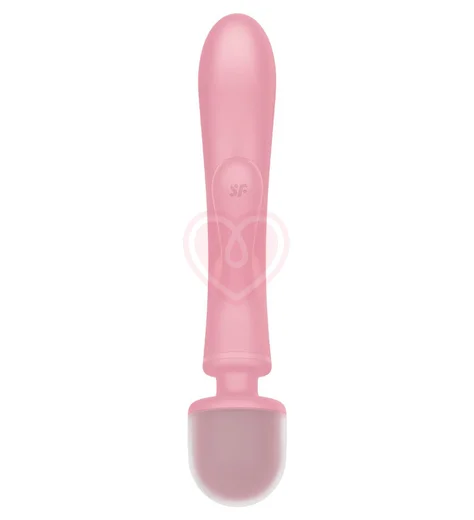Двухсторонний вибратор-массажер Satisfyer Triple Lover розовый фото 4