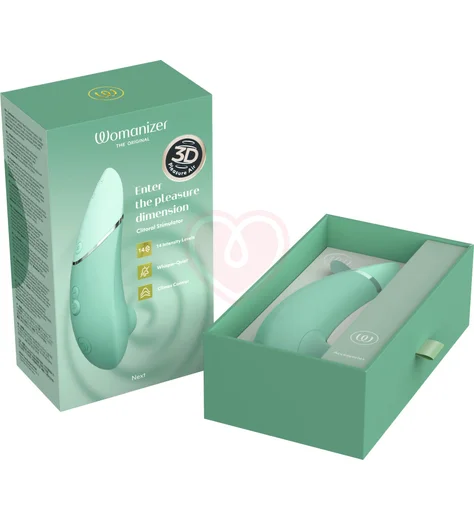 Бесконтактный клиторальный стимулятор Womanizer Next мятный фото 2
