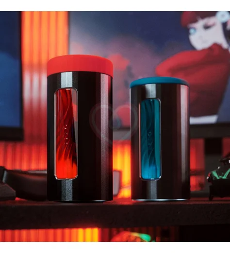 Интерактивный мастурбатор Lelo F1S V3 с вибрацией и звуковой стимуляцией размер XL красный фото 3