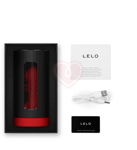 Интерактивный мастурбатор Lelo F1S V3 с вибрацией и звуковой стимуляцией размер XL красный фото 4